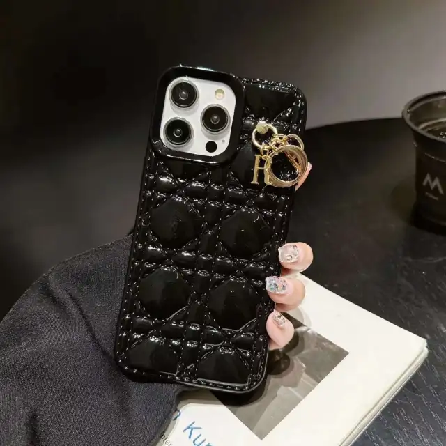 ディオール iPhone15 Pro/14 Proケース カナージュ柄 DIOR iPhone15/14 