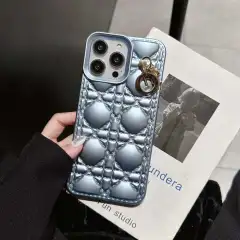 ディオール iPhone15 Pro/14 Proケース カナージュ柄 DIOR iPhone15/14  