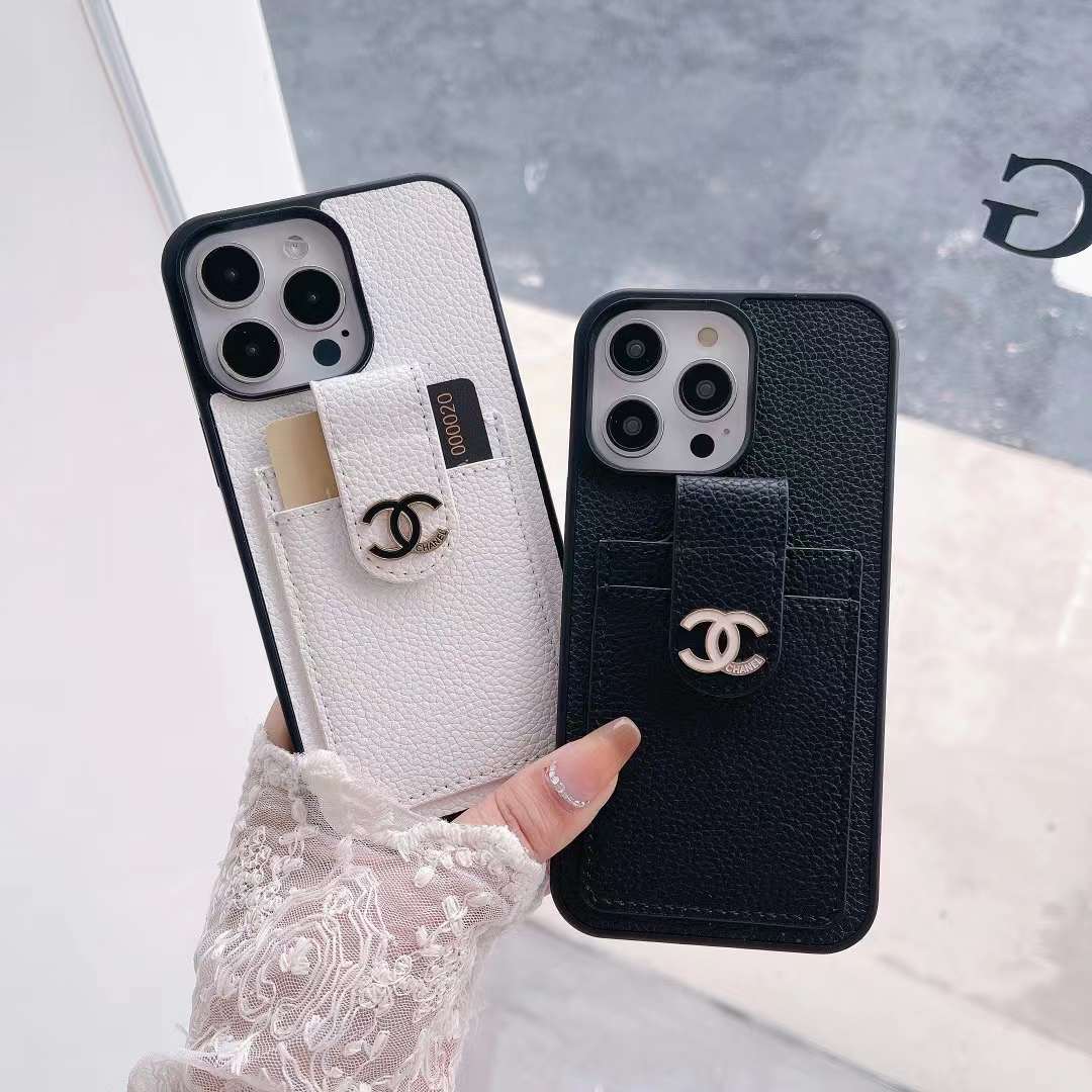 CHANEL iPhone14 Plusケース ココマーク