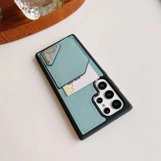 PRADA Galaxy S23 Plusケース 三角ロゴ付き