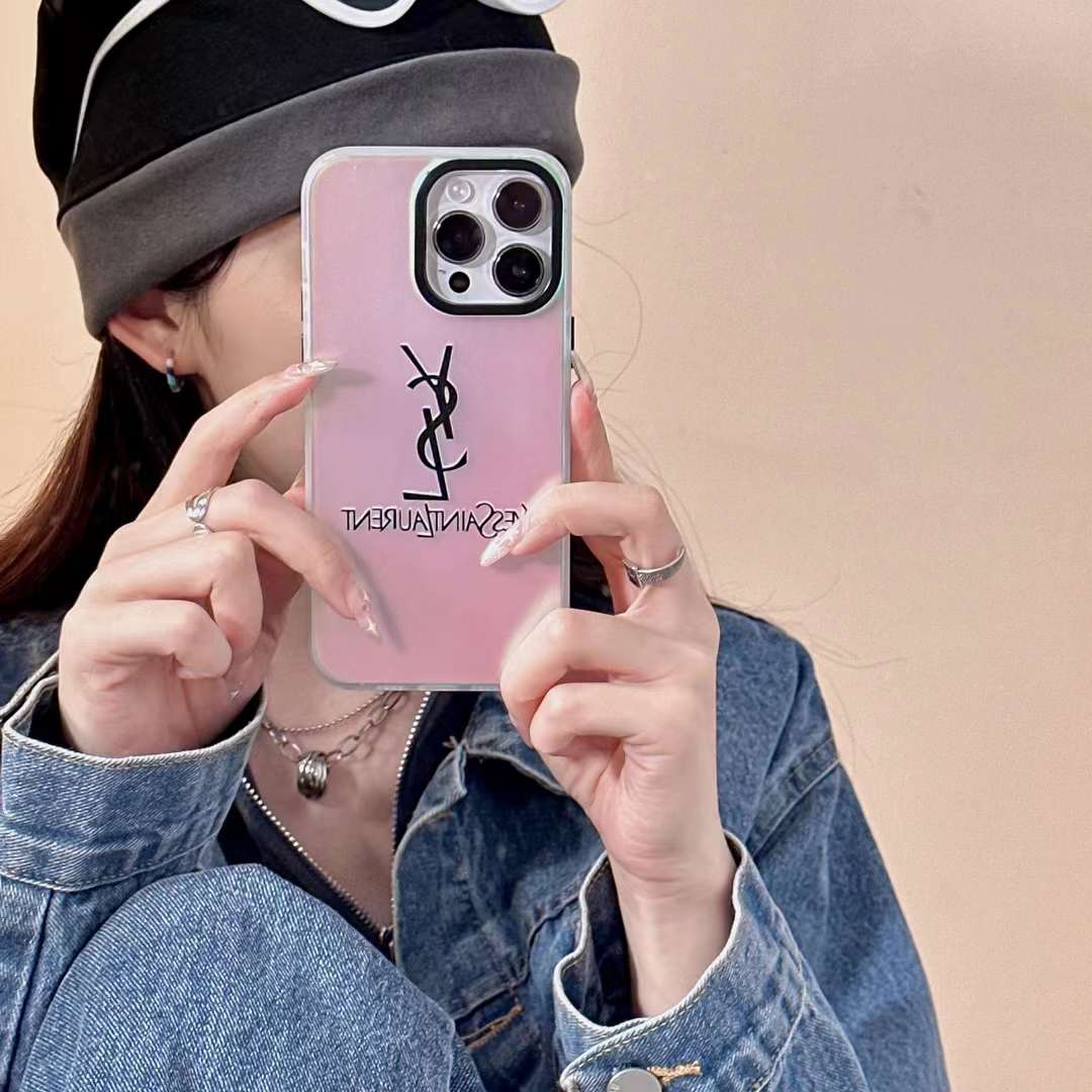 YSL iPhone14 Proケース キラキラ