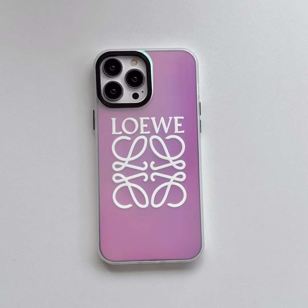 ロエベ iPhone15 Pro/14 Proケース アナグラムロゴ LOEWE iPhone15/14