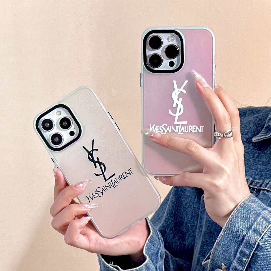 イヴ・サンローラン iPhone15 Pro/14 Proケース レーザー YSL iPhone15