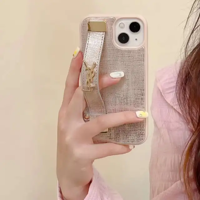 Saint Laurent iPhone14ケース ロゴ付き