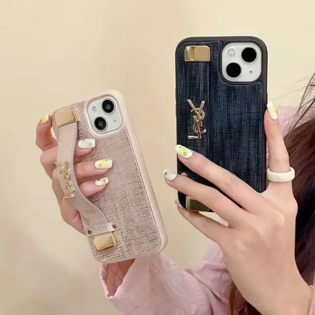 YSL iPhone14 Pro Maxケース レザー