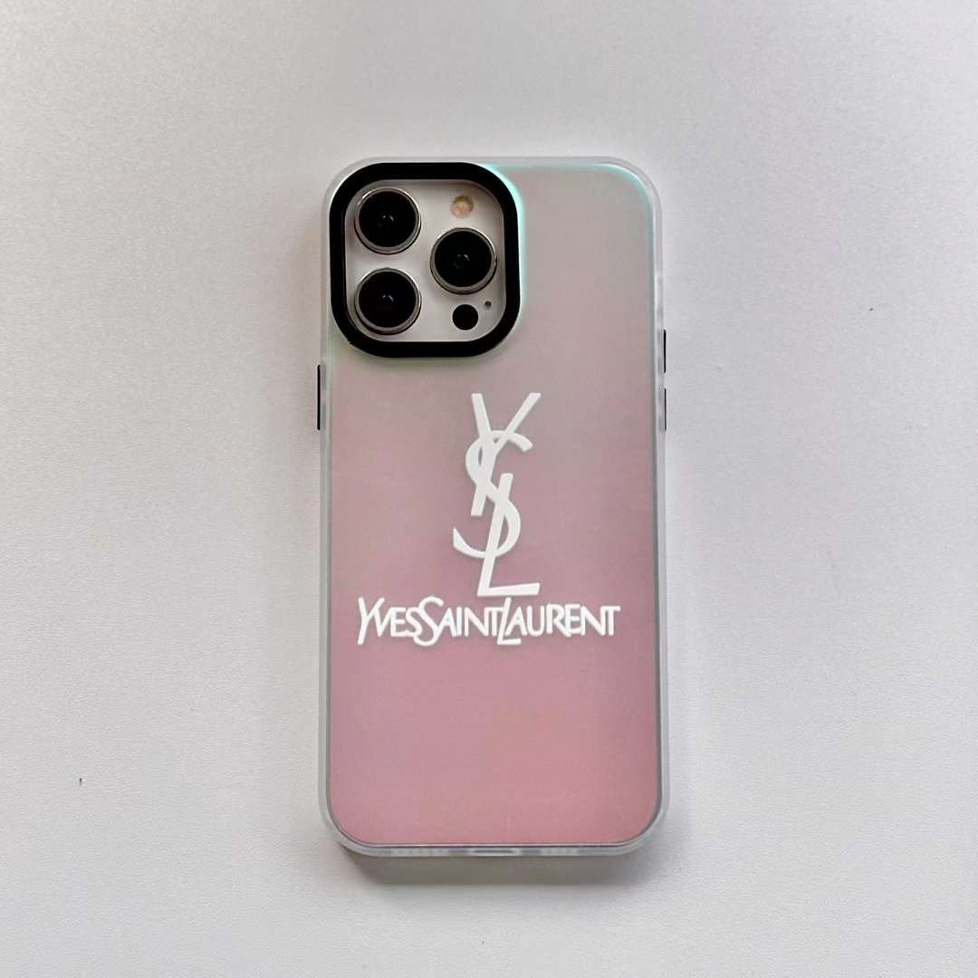 イヴ・サンローラン iPhone15 Pro/14 Proケース レーザー YSL iPhone15