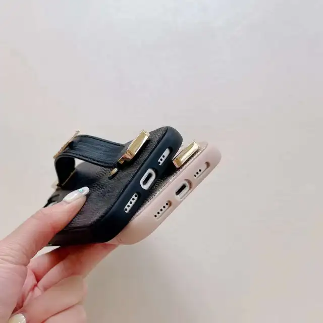 YSL iPhone14 Pro Maxケース レザー