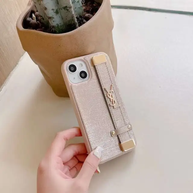YSL iPhone14 Pro Maxケース レザー