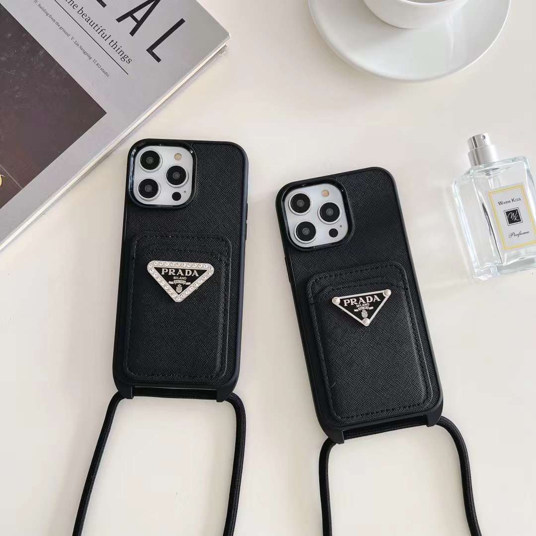 PRADA iPhone 14 Proケース カード収納