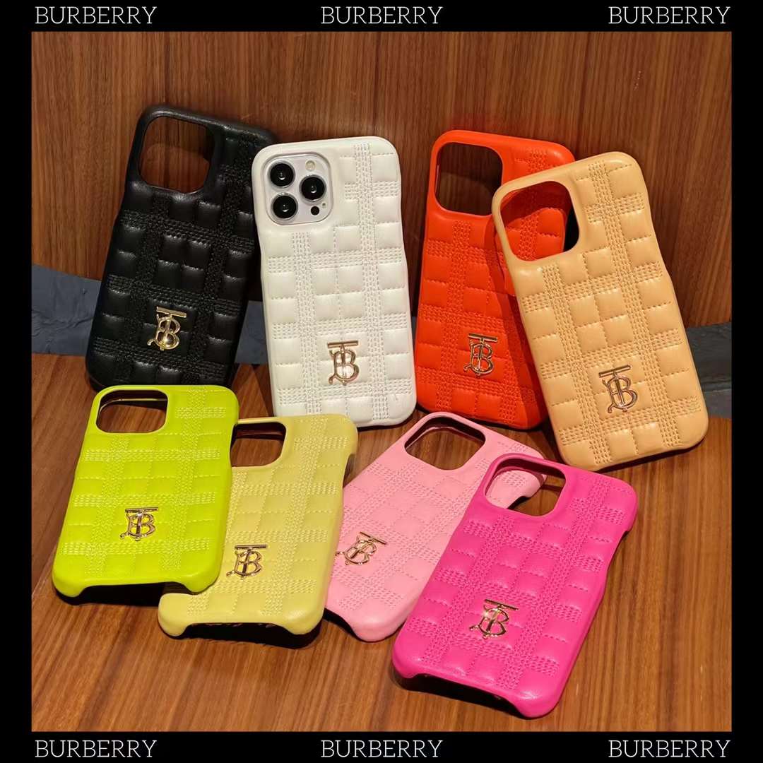 BURBERRY iPhone14 Proケース チェック柄