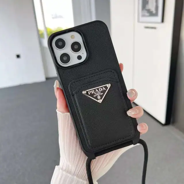 PRADA iPhone 14 Proケース カード収納