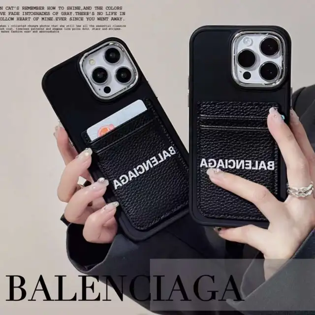 Balenciaga iPhone14 Plusケース ブラック