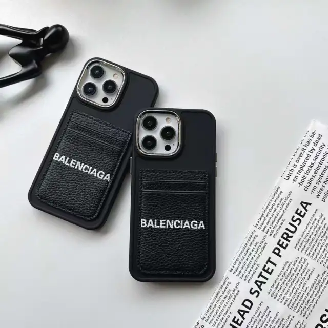 バレンシアガ iPhone14 Proケース カード収納