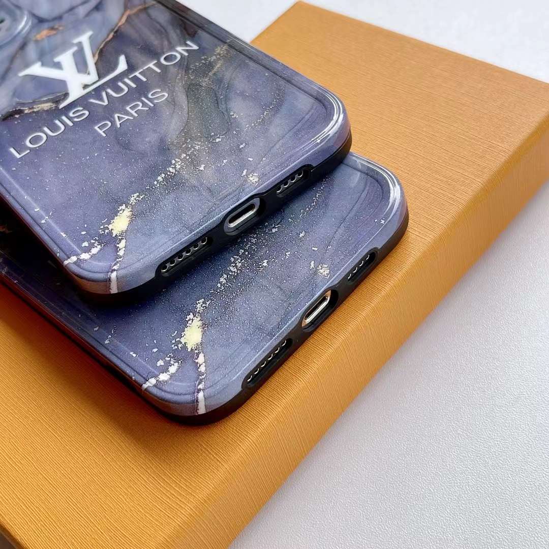 ルイヴィトン iPhone15/14 ProMaxケース 大理石柄 LOUIS VUITTON