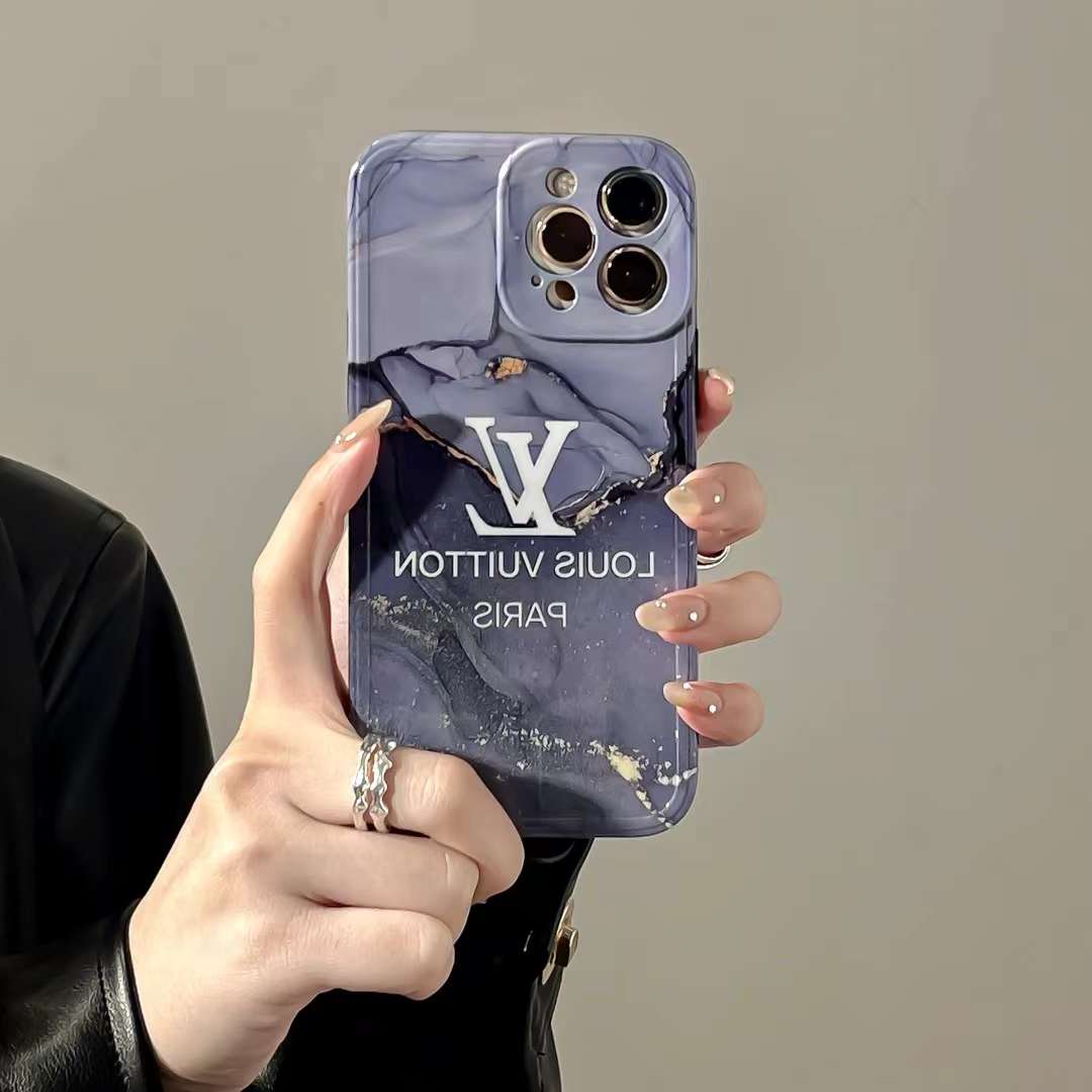 ルイヴィトン iPhone15/14 ProMaxケース 大理石柄 LOUIS VUITTON