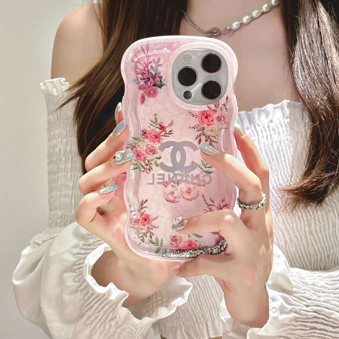 CHANEL iPhone14 ProMaxケース ロゴプリント