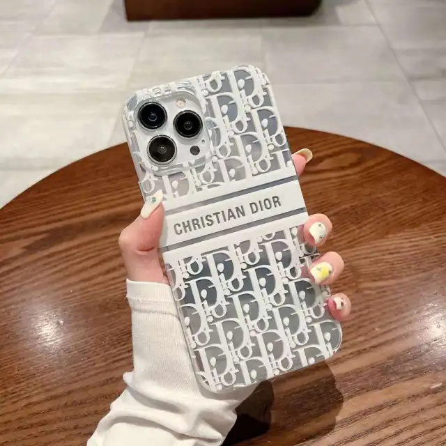 DIOR iPhone14 Proケース ロゴ付き