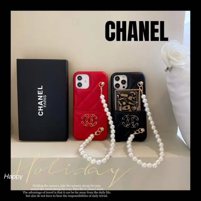 CHANEL iPhone13 Proケース カード収納