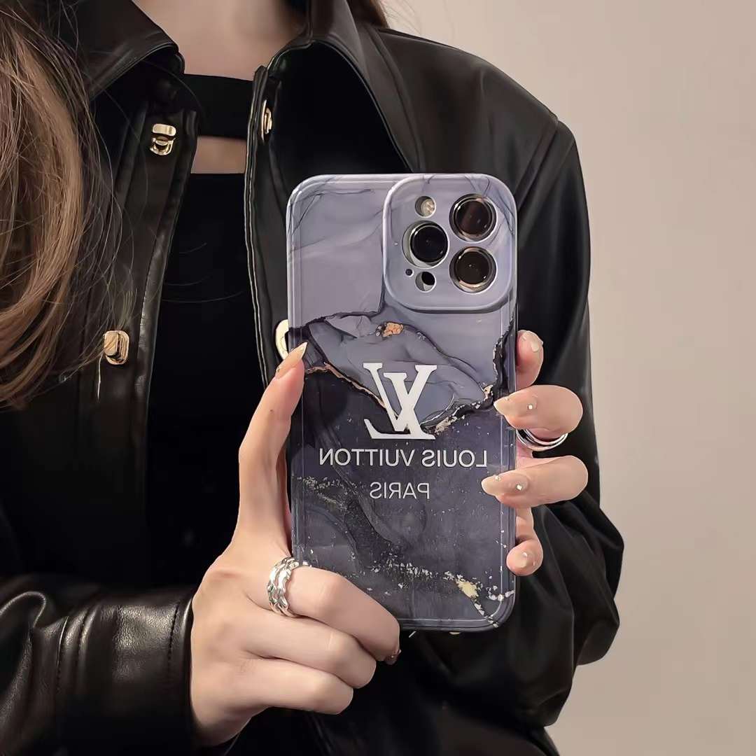ルイヴィトン iPhone15/14 ProMaxケース 大理石柄 LOUIS VUITTON