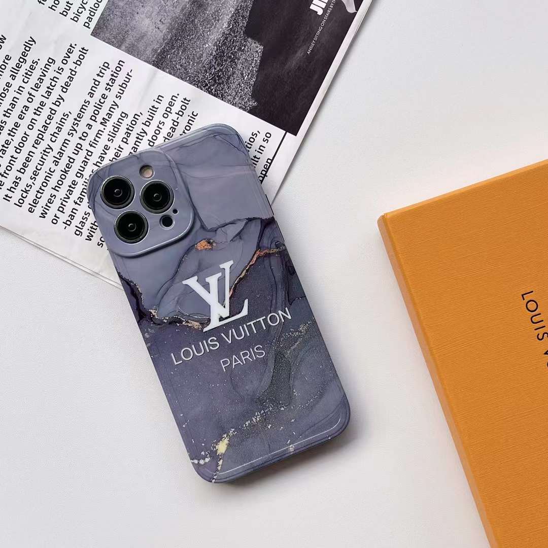 ルイヴィトン iPhone15/14 ProMaxケース 大理石柄 LOUIS VUITTON