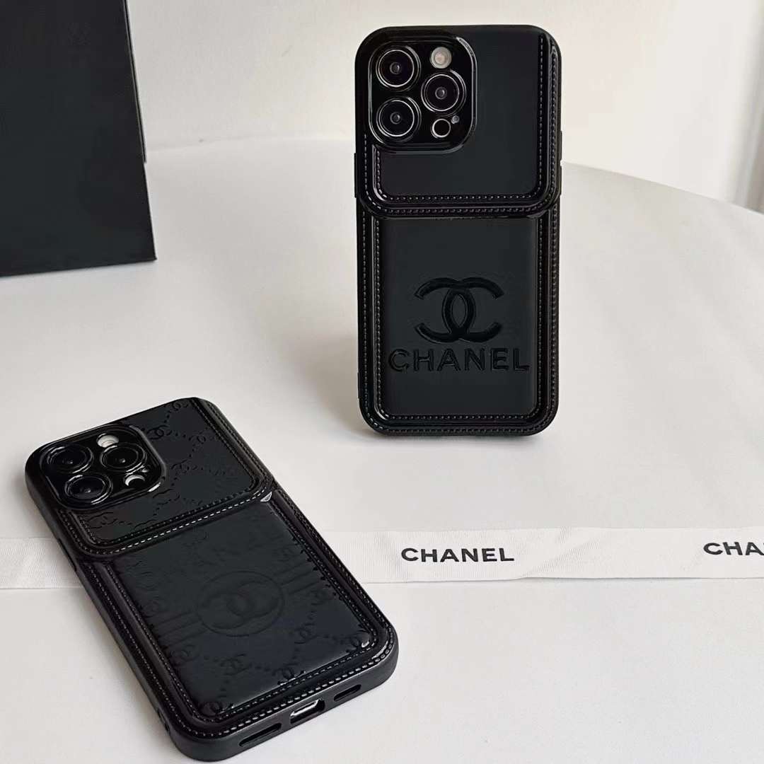 シャネル iPhone15/14 ProMaxケース ロゴ付き CHANEL iPhone15 Pro/14