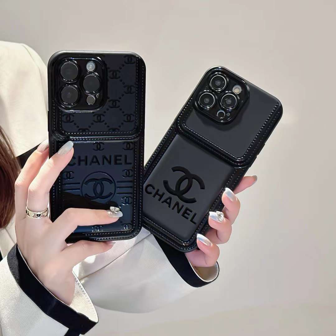 シャネル iPhone15/14 ProMaxケース ロゴ付き CHANEL iPhone15 Pro/14