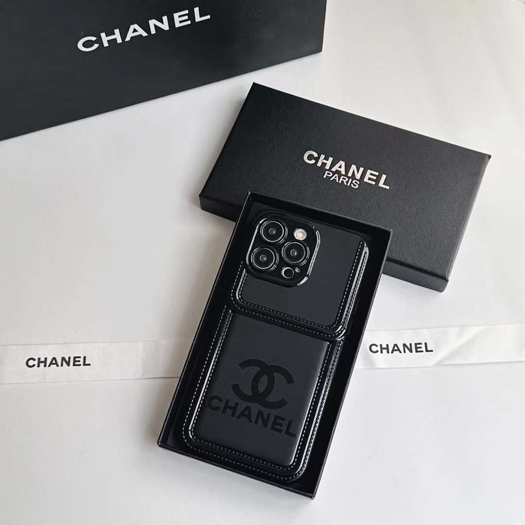 シャネル iPhone15/14 ProMaxケース ロゴ付き CHANEL iPhone15 Pro/14