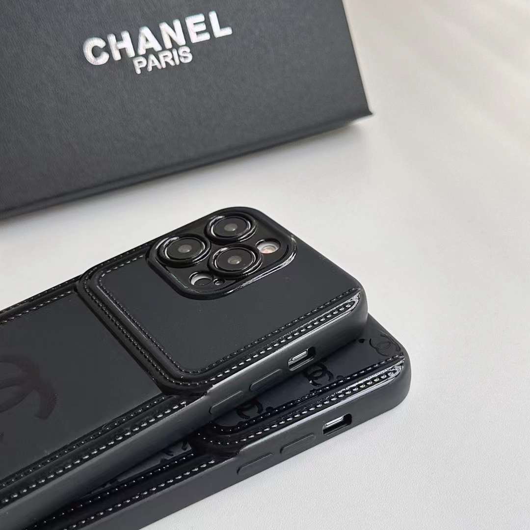 CHANEL ケース max iphone14pro/14pro シャネル ケース iphone15/15promax ブラック ケース Pro 15 iPhone iPhoneアクセサリー