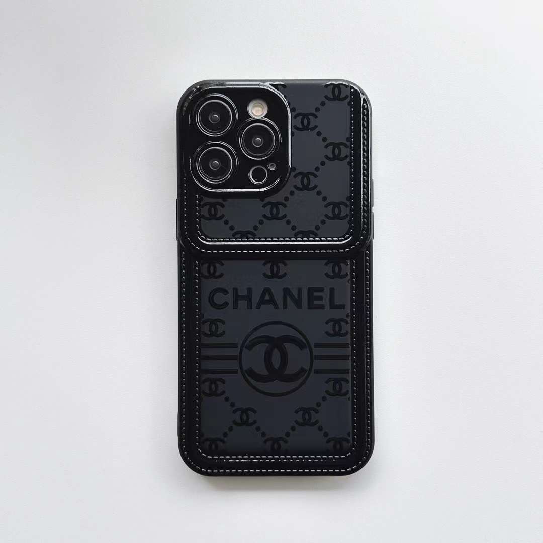 シャネル iPhone15/14 ProMaxケース ロゴ付き CHANEL iPhone15 Pro/14