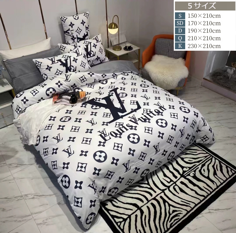 Louis Vuitton 枕カバーや布団の一式セット Louis Vuitton 枕カバーや布団の一式セット