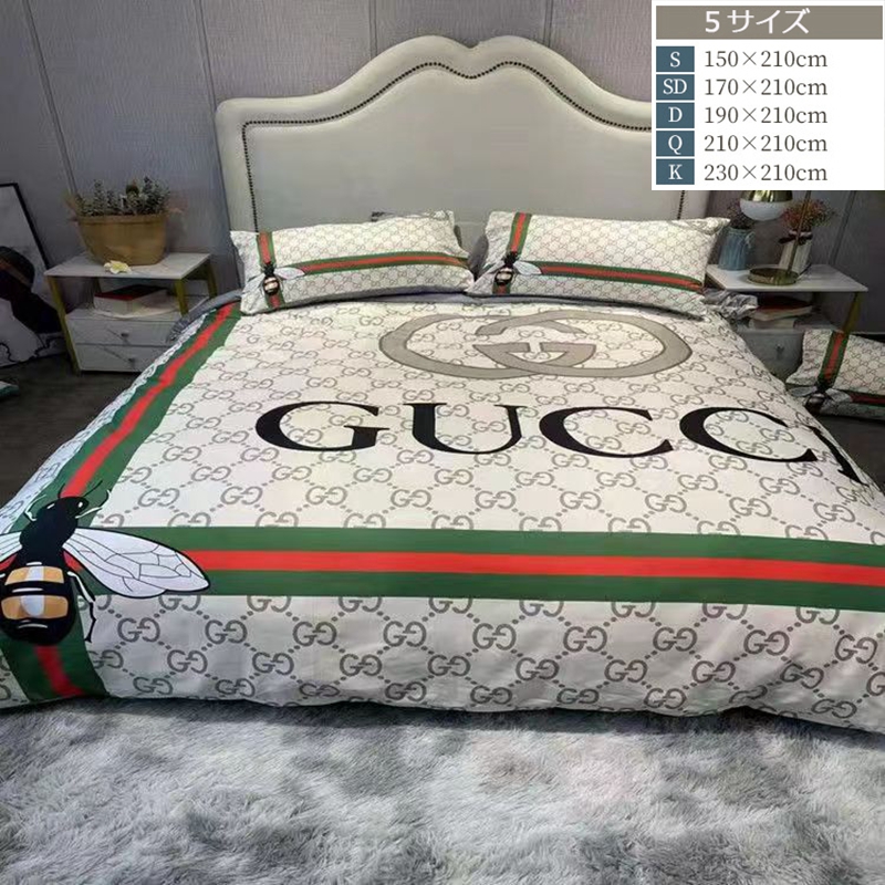 グッチ 掛け布団カバー シングル 150x210cm GUCCI 布団カバーセット