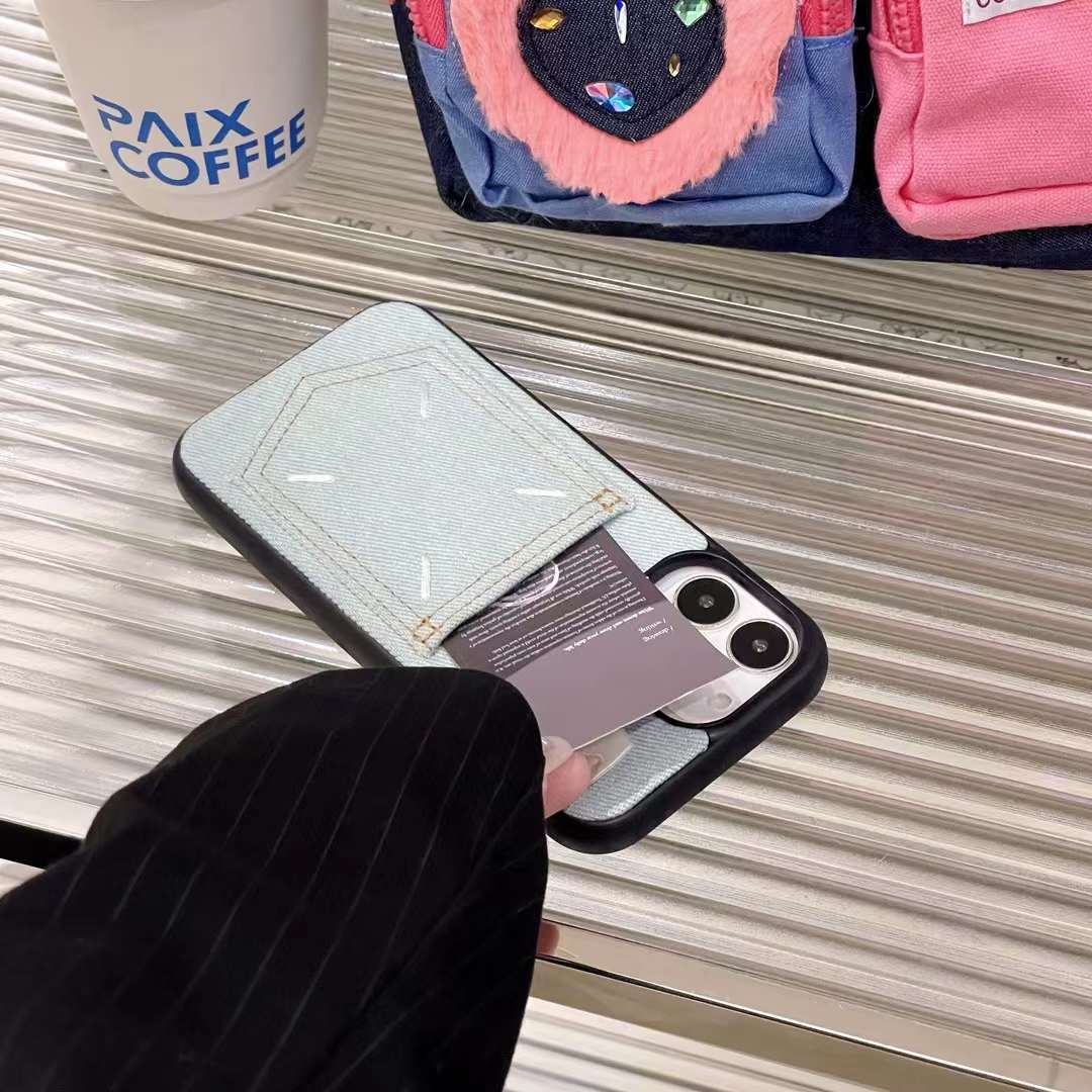 Maison Margiela ドキュメントケース デニムプリント スマホケース Maison Margiela ドキュメントケース デニムプリント スマホケース
