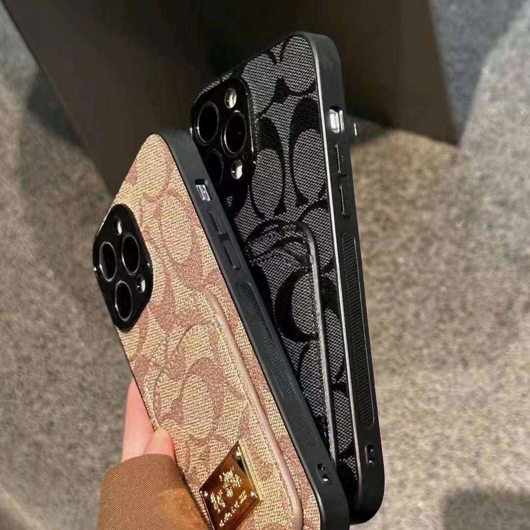 コーチ iPhone 14 Pro/14 Plusケース シグネチャー柄 COACH カード