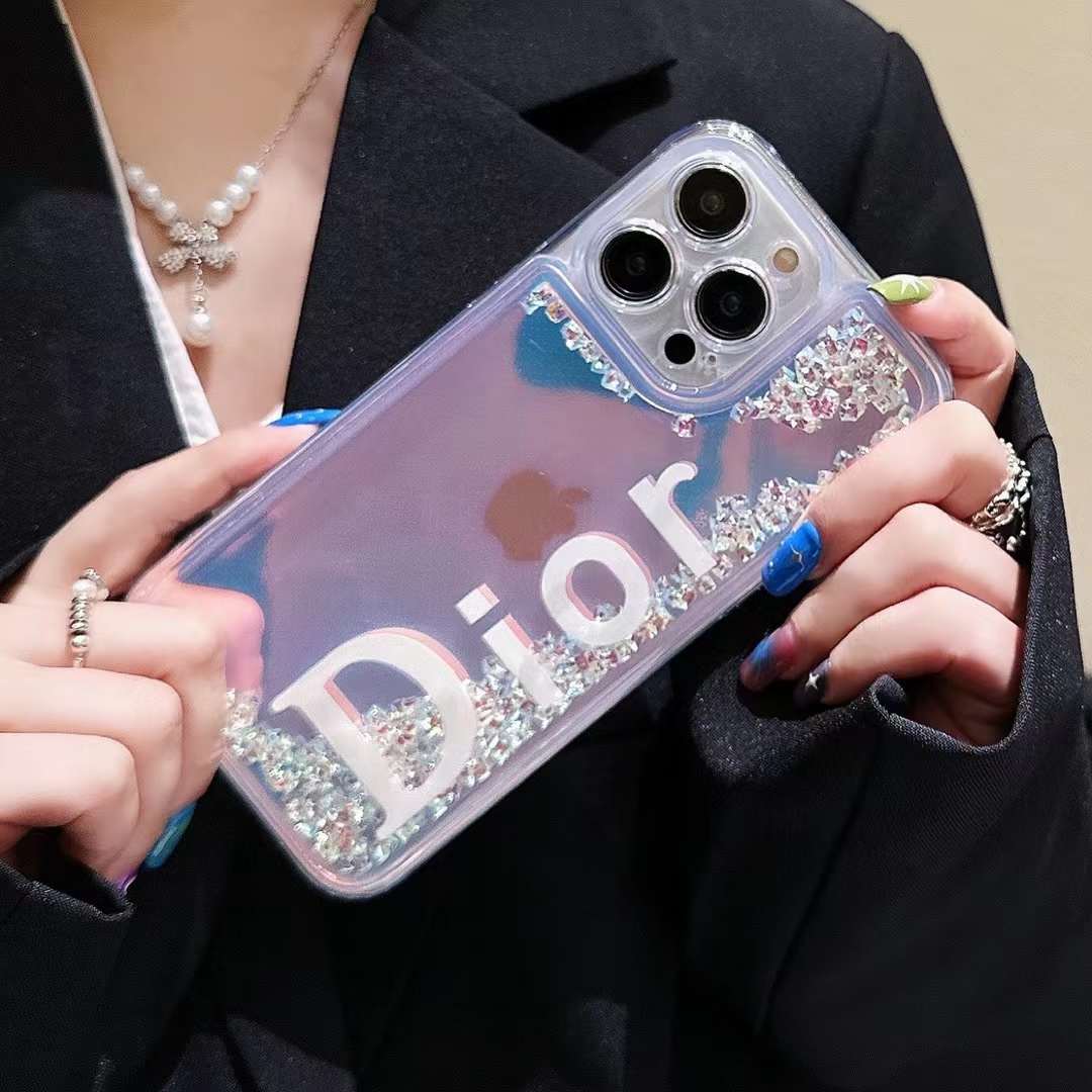 DIOR ディオール iPhone15 Lady Dior Cover for iPhone 15 Black Cannage Lambskin | DIOR