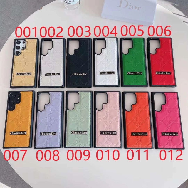 ディオール Galaxy S23 Ultraケース カナージュ柄