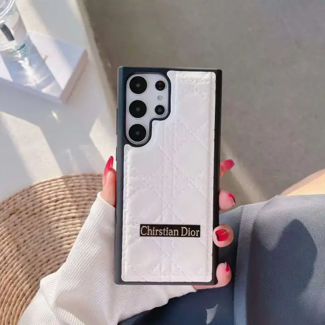 ディオール Galaxy S23 Ultraケース カナージュ柄