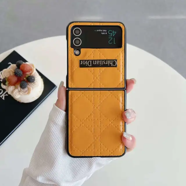 ディオール Galaxy Z Flip4ケース カナージュ柄
