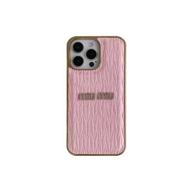 MIUMIU iPhone14ケース ロゴ付き