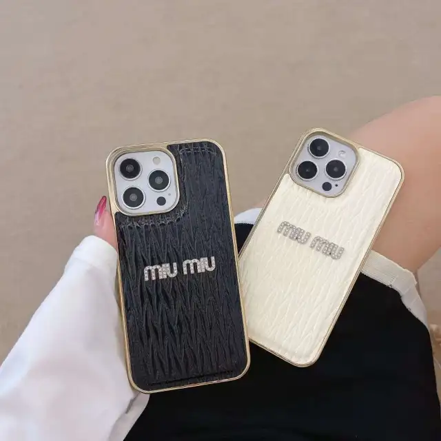 miu miu iPhone 14 ProMaxカバー 上品