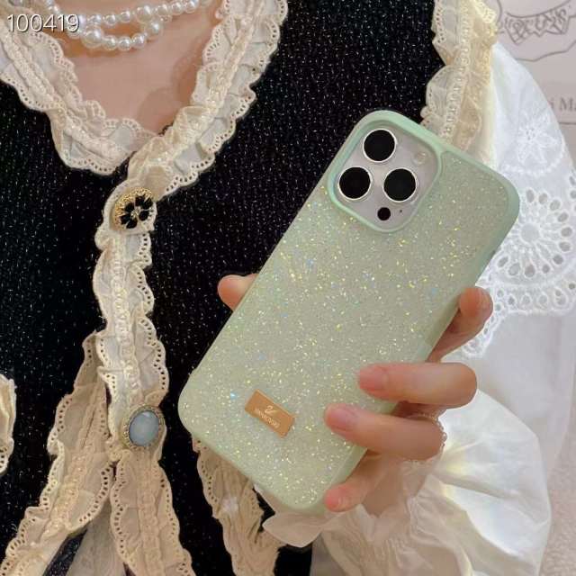 スワロフスキー iPhone14 ProMaxケース キラキラ