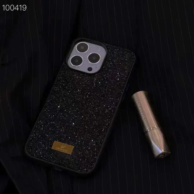 スワロフスキー iPhone15/14 ProMaxケース キラキラ SWAROVSKI 