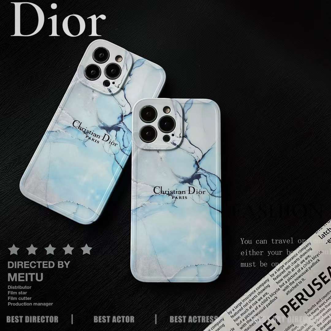 ディオール iPhone15 Pro/14 Proケース 大理石柄 DIOR iPhone15/14