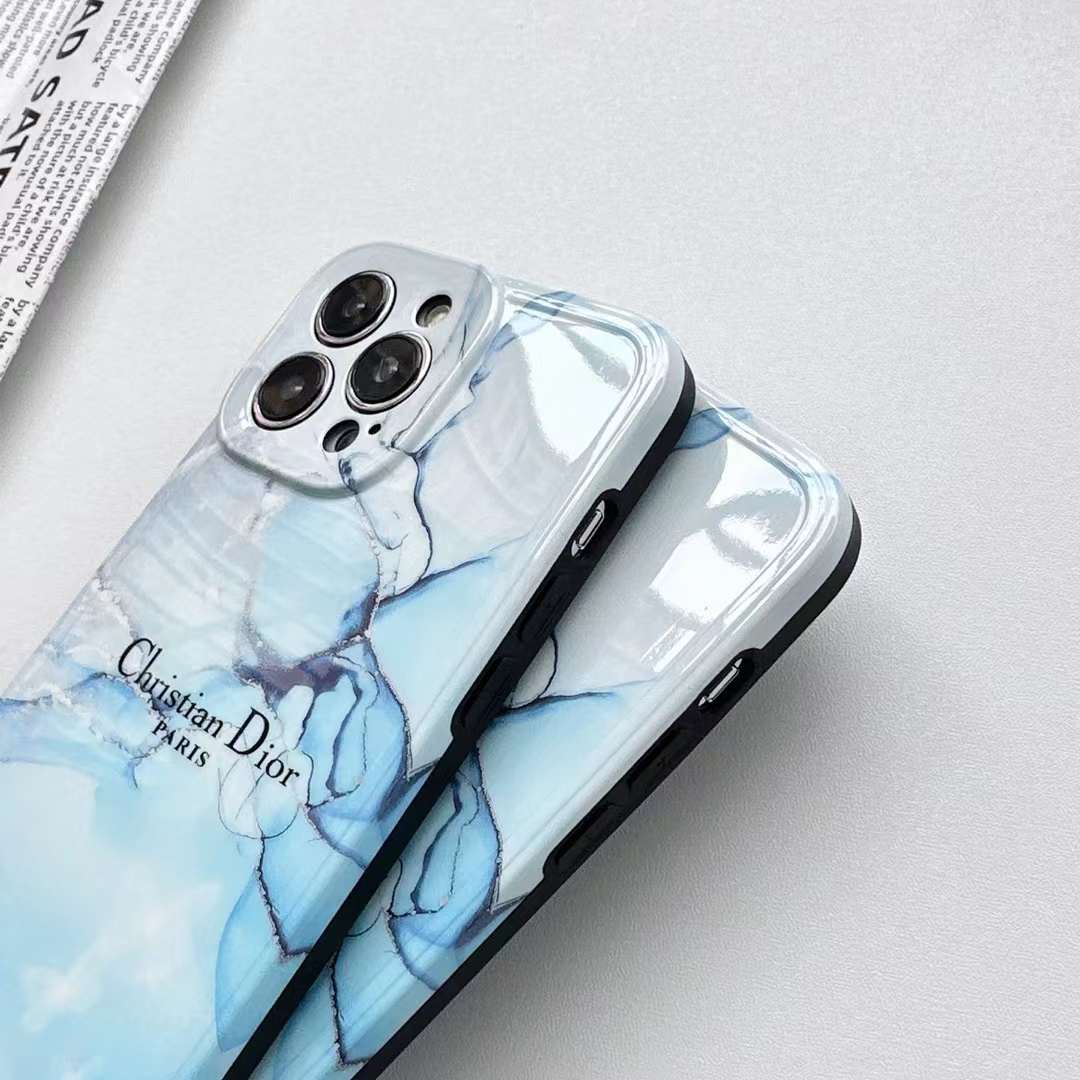箱付き♥可愛い♥ディオール　ケース　ブルー ブルー（青）系 Dior(ディオール) iPhone・スマホケース(レディース