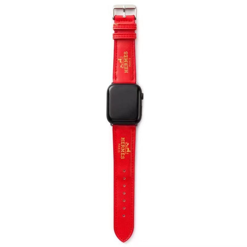 #505 Applewatch エルメス 二重巻 赤黄桃 HERMES 40mmアップルウォッチ