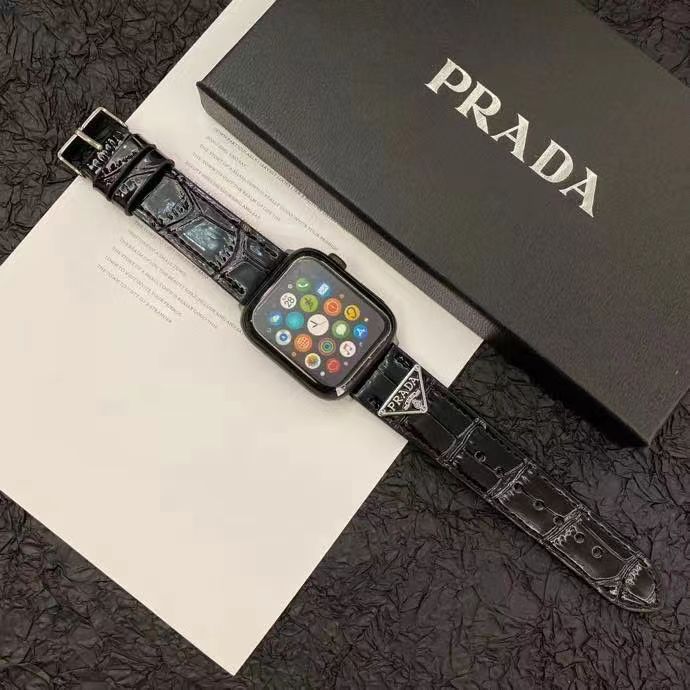 プラダ アップルウォッチバンド Prada Apple Watch専用バンド クロコダイル