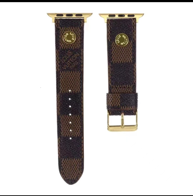ルイビトン アップルウォッチバンド モノグラム ダミエ Apple Watch Ultra Series8 SE専用バンド ヴィトン 腕時計ベルト Louis Vuitton ウォッチバンド 49mm 45mm 41mm 44mm 40mm 42mm 38mm iwatchバンド かわいい 革 エレガント