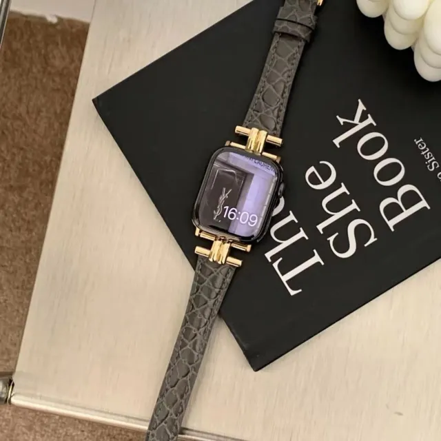 セリーヌ アップルウォッチバンド クロコダイル柄 Celine Apple Watch 