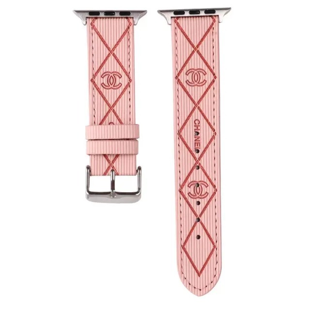 シャネル アップルウォッチバンド 49mm Ultra腕時計ベルト Chanel Apple Watch SEバンド Series8替えベルト 45mm 41mm 44mm 40mm 42mm 38mm CHANEL ブランド ウォッチバンド かわいい 全10色 オシャレ