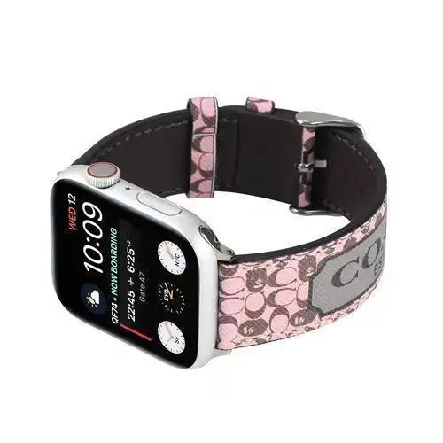 コーチ Apple Watchバンド 腕時計ベルト ウォッチバンド COACH シグネチャー アップルウォッチ Ultra Series8 SEバンド Coach ブランド 腕時計バンド 49mm 45mm 41mm 44mm 40mm 42mm 38mm 革 上品 オシャレ