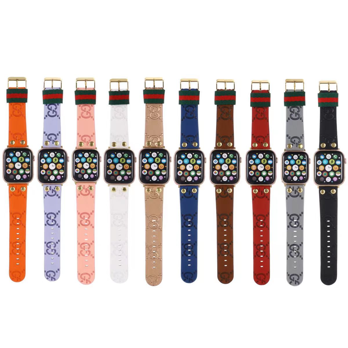 Apple Watchバンド グッチ アップルウォッチバンド GGキャンパス
